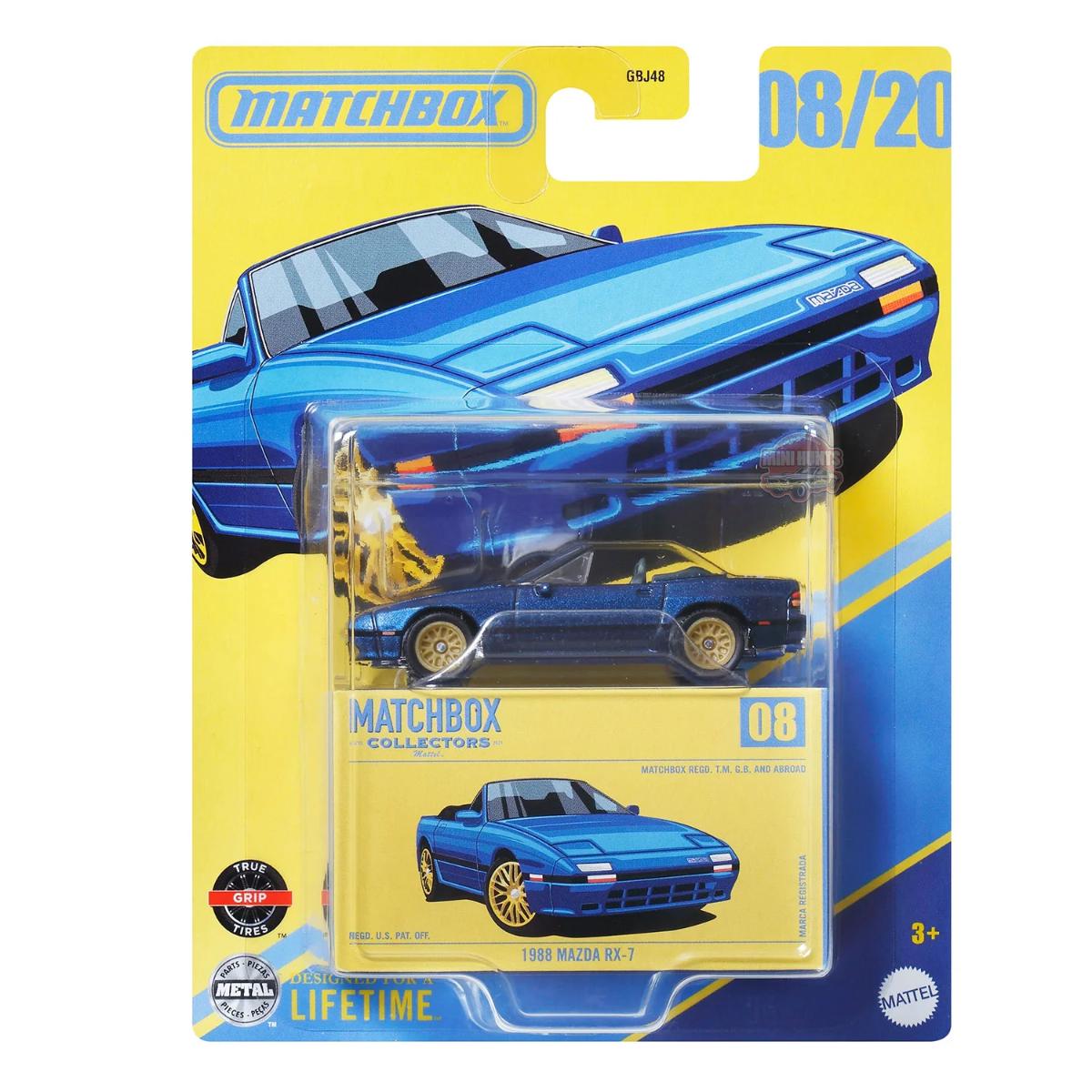 Matchbox Mazda RX-7 1988 Metal | Model Colectionar