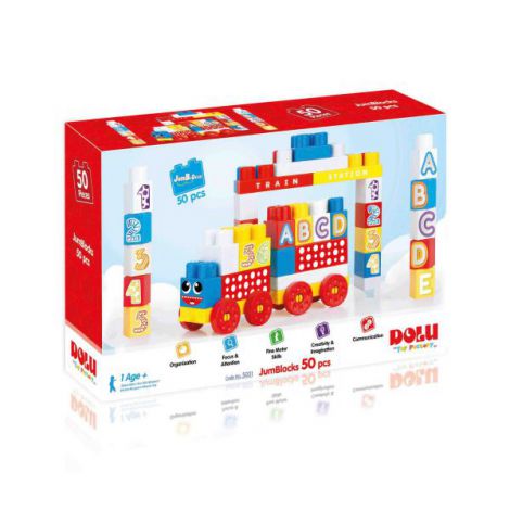 Cuburi Construcție Dolu 50 Piese - Dezvoltare Creativitate - imagine 2