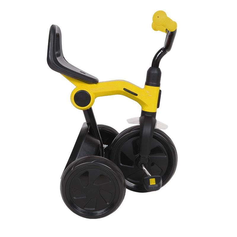 Tricicleta Qplay Ant Pliabilă, Galbenă - imagine 3