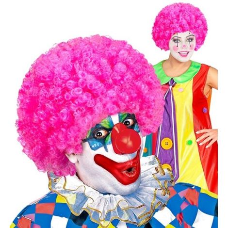 Peruca Clown Roz Widmann | Costum perfect petreceri - imagine 3