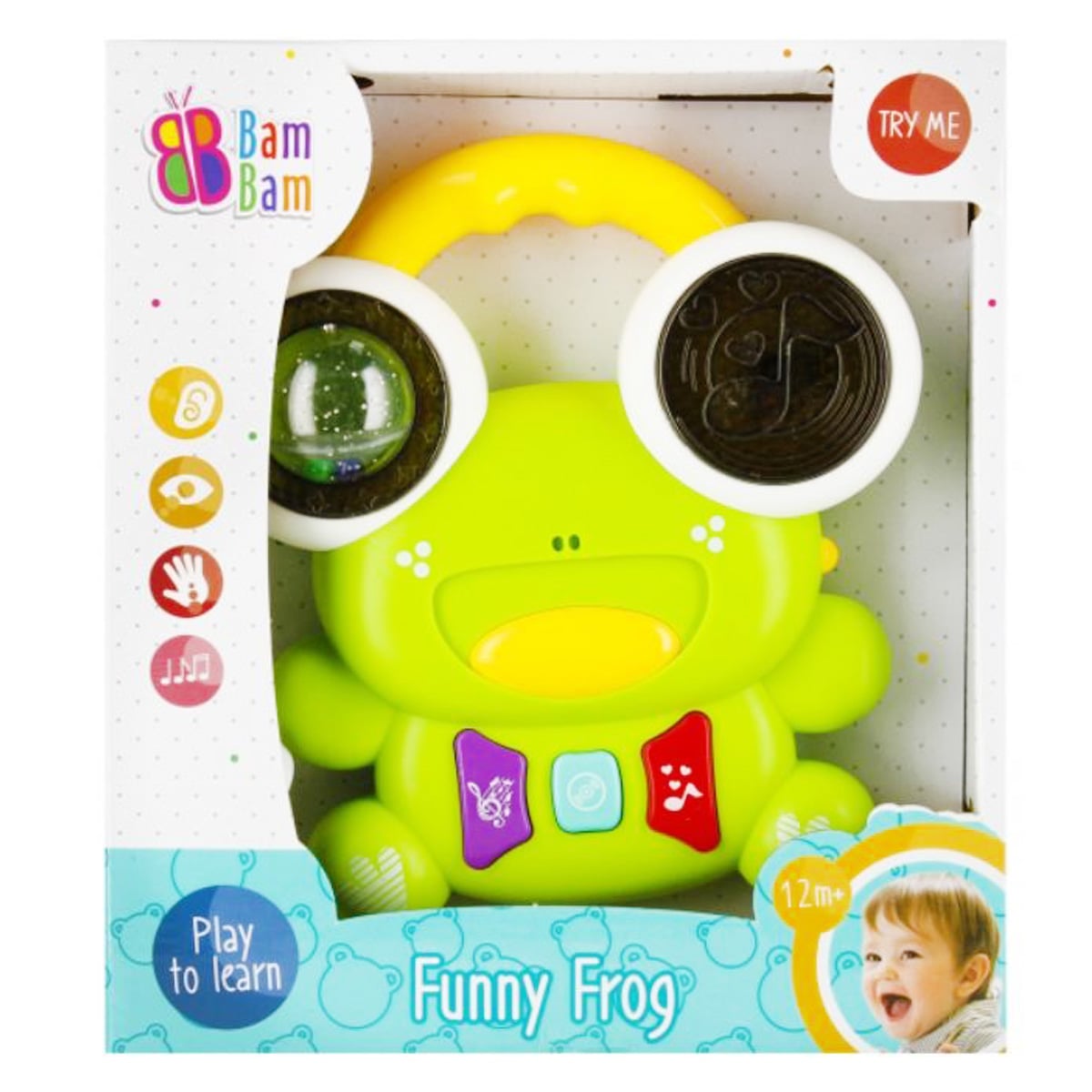 Jucărie Broască BamBam Muzicală Interactivă