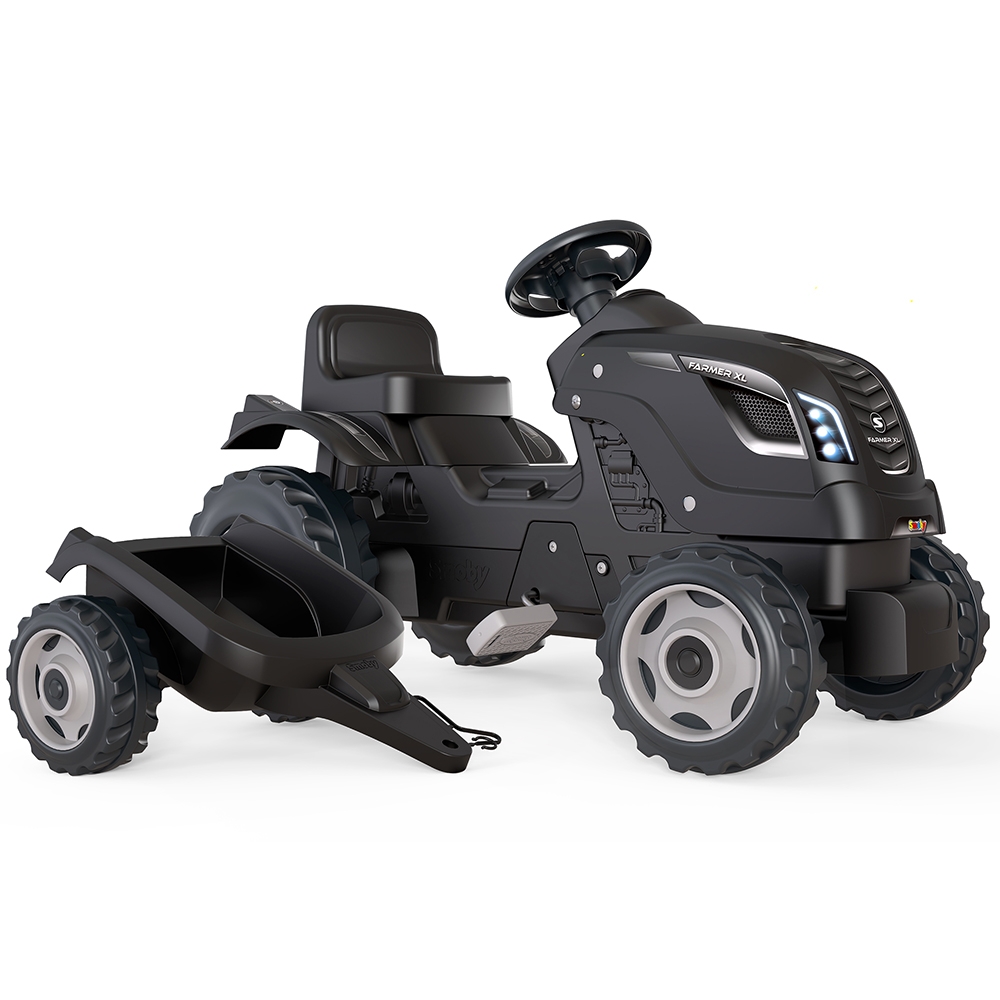 Tractor cu Pedale Smoby Farmer XL si Remorca