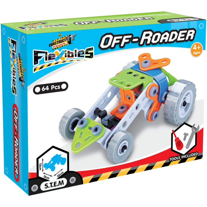 Kit STEM Automobil Teren Construct it