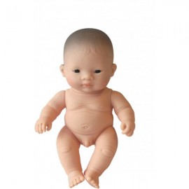 Păpușă Bebeluș Asiatic Băiețel 21 cm Miniland