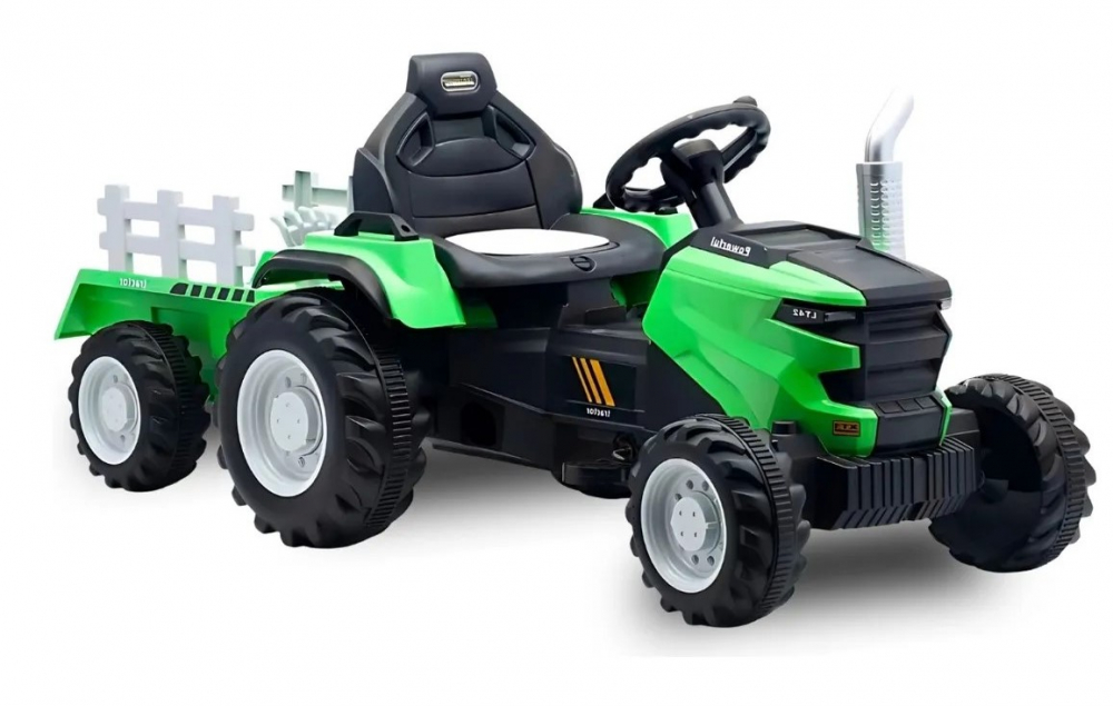 Tractor Electric Nichiduta Powerful Green 12V - imagine 2