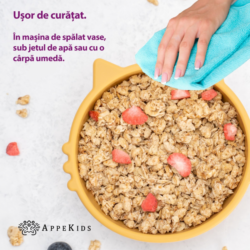 Bol Silicon AppeKids Kitty | Antiderapant & Sigur - imagine 3