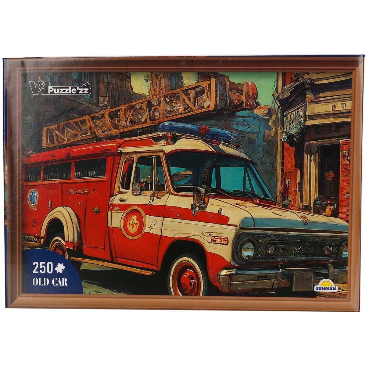 Puzzle Masina de Pompieri 250 Piese Witty Puzzlezz