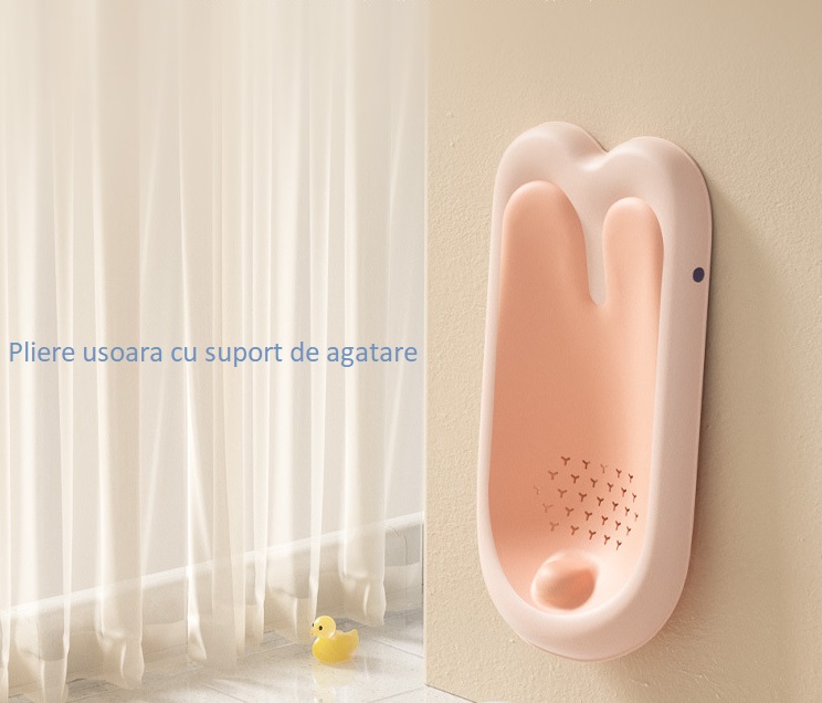 Suport Baie Little Mom Bunny Pliabil, Uscare Rapidă - imagine 4
