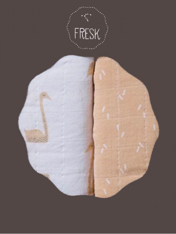 Set 2 Paturici Muselina Fresk Bumbac Organic - imagine 2