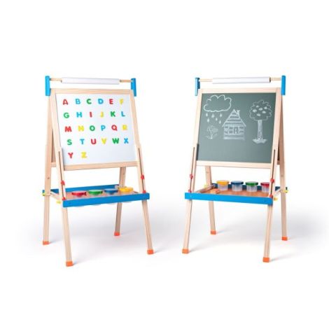 Tabla Woodyland educatională, 2 fețe, reglabilă - imagine 4