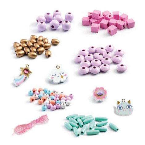 Set Margele Curcubeu Djeco - Creativitate pentru Copii - imagine 3