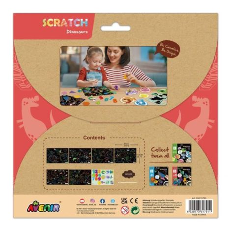 Set Scratch Art Dinozauri Avenir | Creativitate - imagine 5