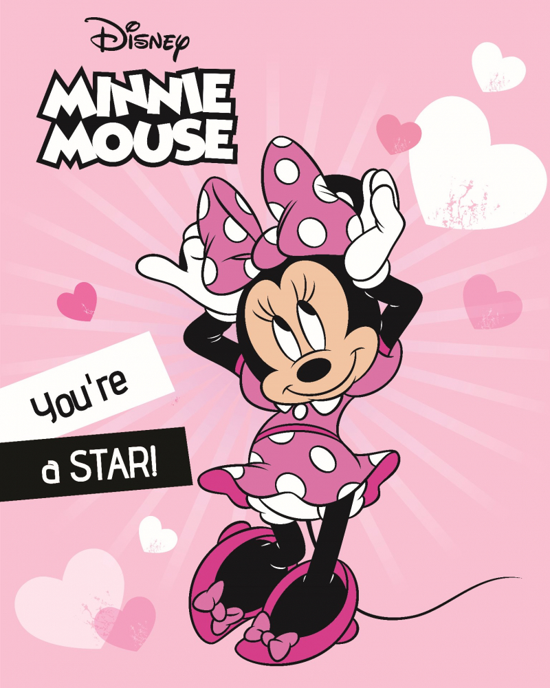 Patură Disney Minnie Fleece | Călduroasă și Moale