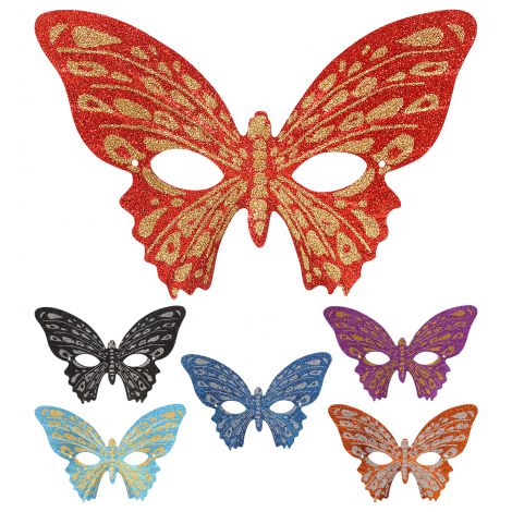 Masca Fluture Glitter Widmann | Accesoriu Carnaval