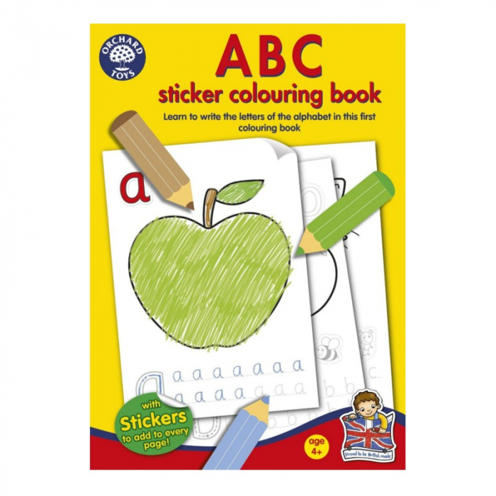 Carte de Colorat ABC Orchard Toys | Invata Engleza