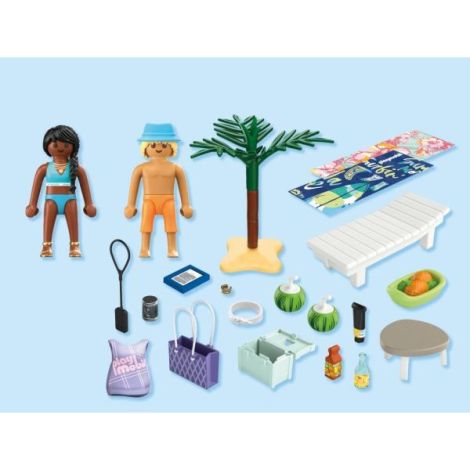 Playmobil Cuplu Tineri Plajă | Jucărie Rol - imagine 6