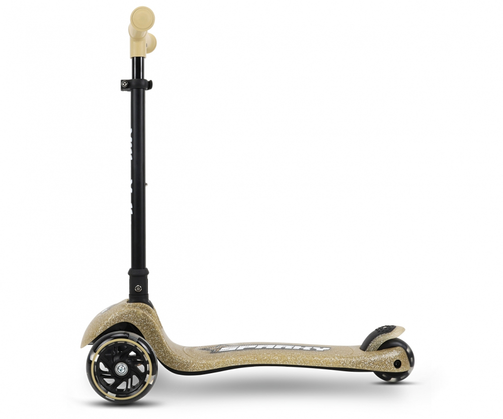Trotineta Milly Mally Sparky LED Champagne Pliabilă - imagine 2