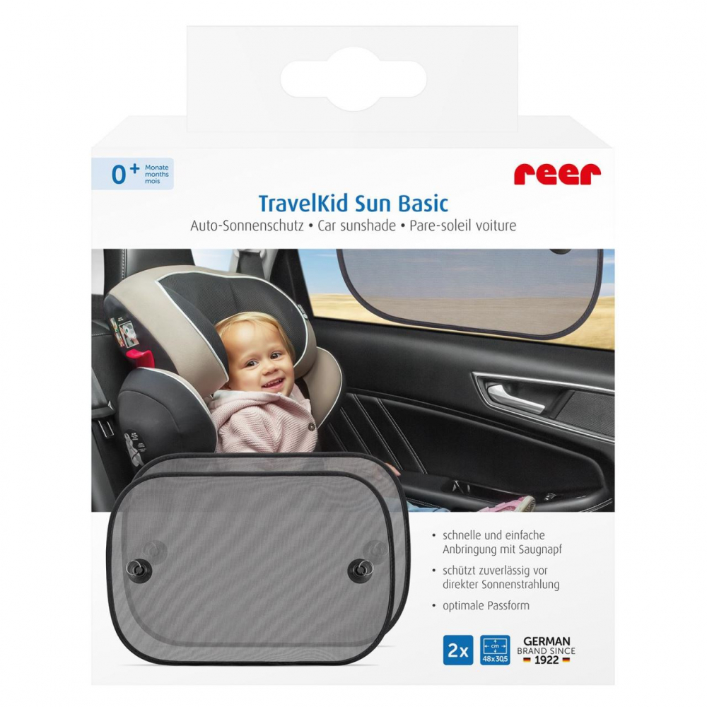 Parasolare Auto Reer TravelKid - Protecție UV - imagine 7