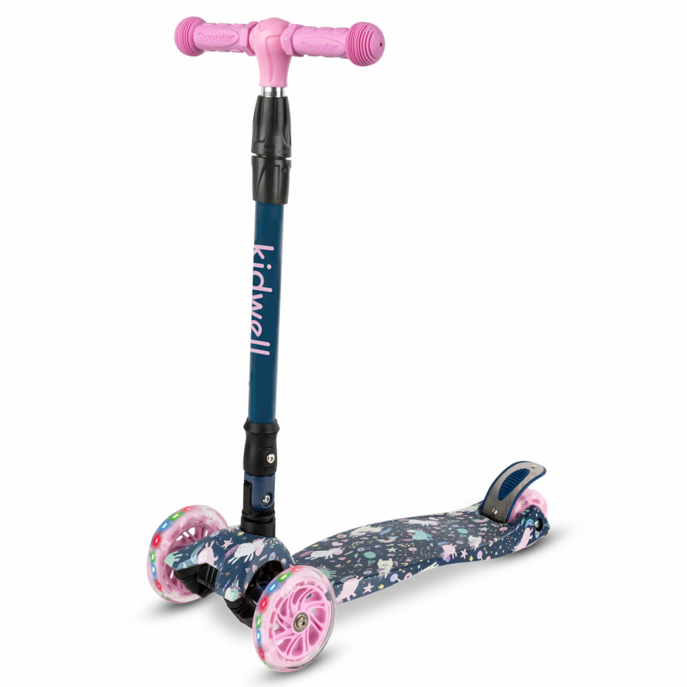 Trotineta Kidwell Vento Magic Pliabilă cu LED - imagine 5