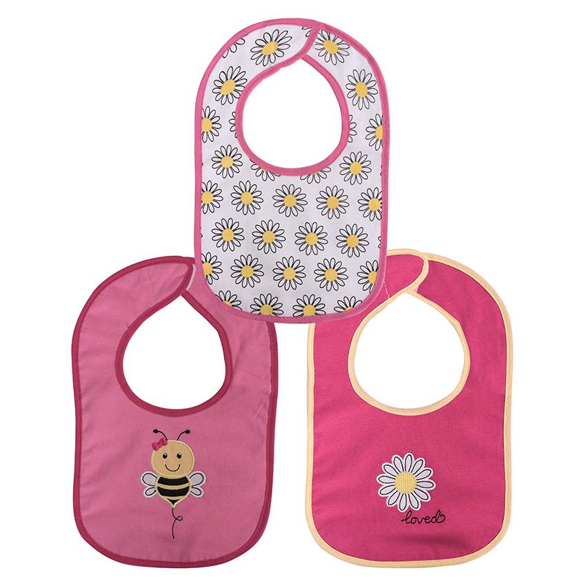 Set 3 Bavete Lorelli Bumbac Velcro, 30x19 cm - imagine 5