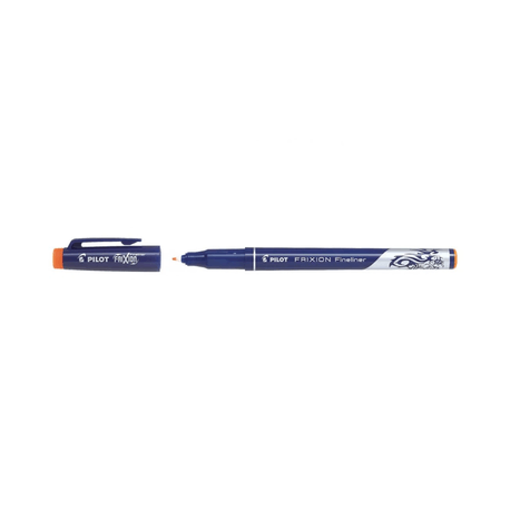 Fineliner Pilot Frixion 0.45 mm Portocaliu, Ștergebil