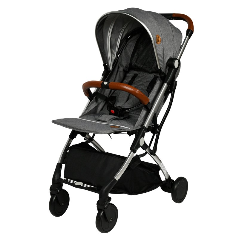 Carucior Sport Buf Boof S-16 Gri, Pliabil 180° - imagine 4