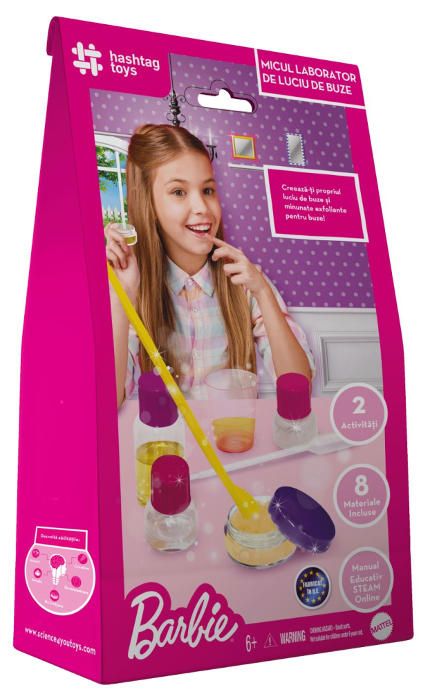 Barbie Set Laborator Luciu Buze Viva Toys
