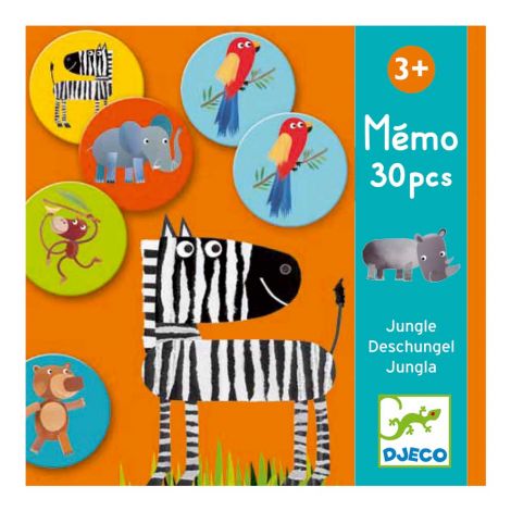 Joc memorie Djeco Jungla - Educativ, +3 ani