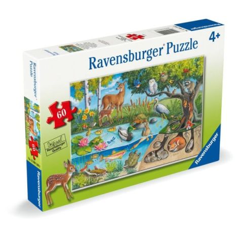 Puzzle Ravensburger Animale Apă 60 Piese - imagine 2