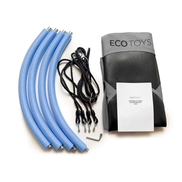 Leagan Ecotoys Cuib de Barză Gri pentru Exterior - imagine 2