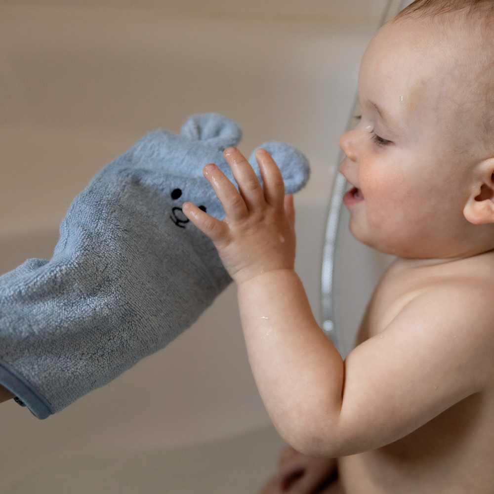 Mănușă Baie Babyono Bambus Albastru - imagine 10