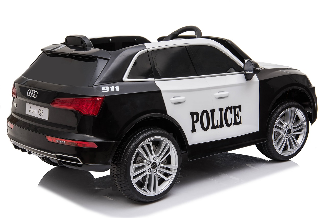 Masinuta Electrica Audi Q5 Politia, Negru - imagine 2
