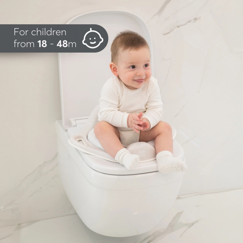 Reductor toaletă KikkaBoo Soft Hippo Pink - imagine 4