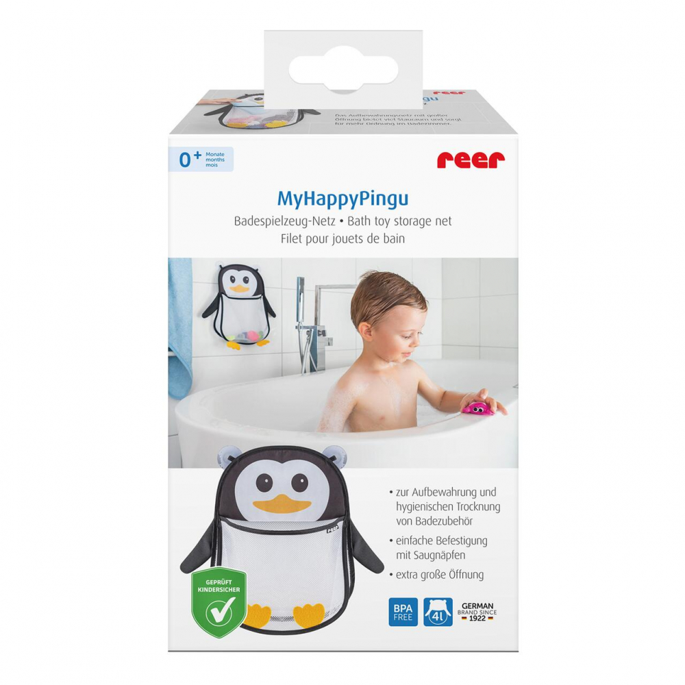 Saculet Reer cu Ventuze Pinguin My Happy Pingu