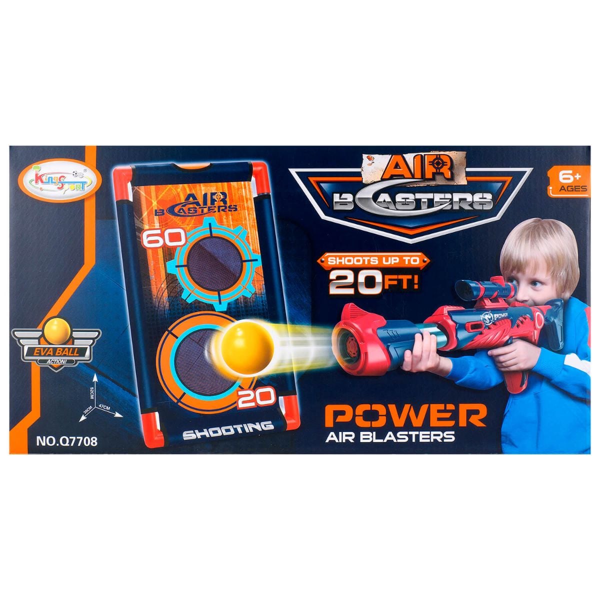 Set pușcă King Sport cu lunetă și țintă