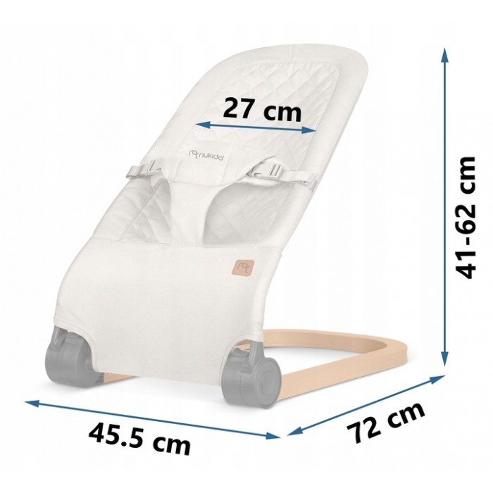 Balansoar 2in1 Nukido cu jucării - Relaxare & Siguranță - imagine 4