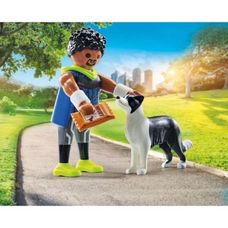 Playmobil Alergător cu Caine - Joc și Colecție - imagine 4