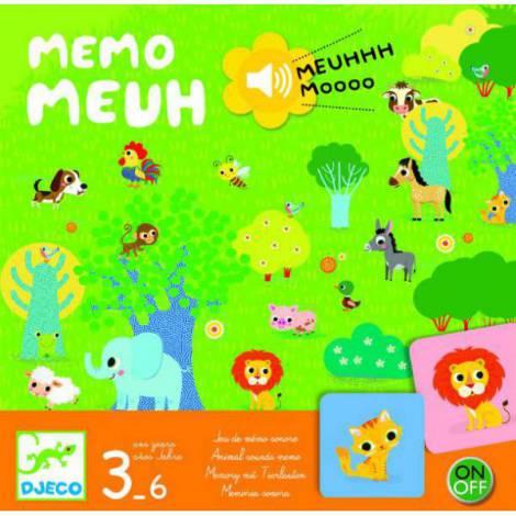Joc Djeco Memo Meuh cu Sunete Educativ