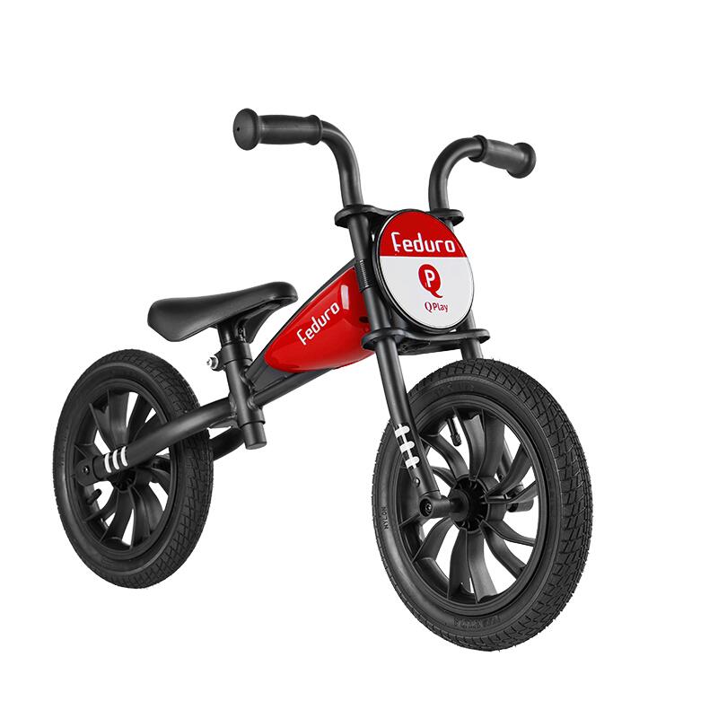 QPlay Feduro Roșu, Bicicletă Fără Pedale 3-6 Ani - imagine 2