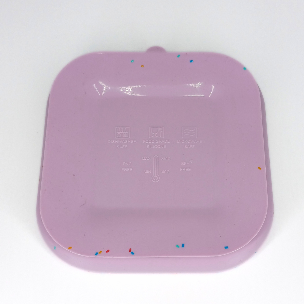 Farfurie Silicon Coccorito Lila cu Ventuza