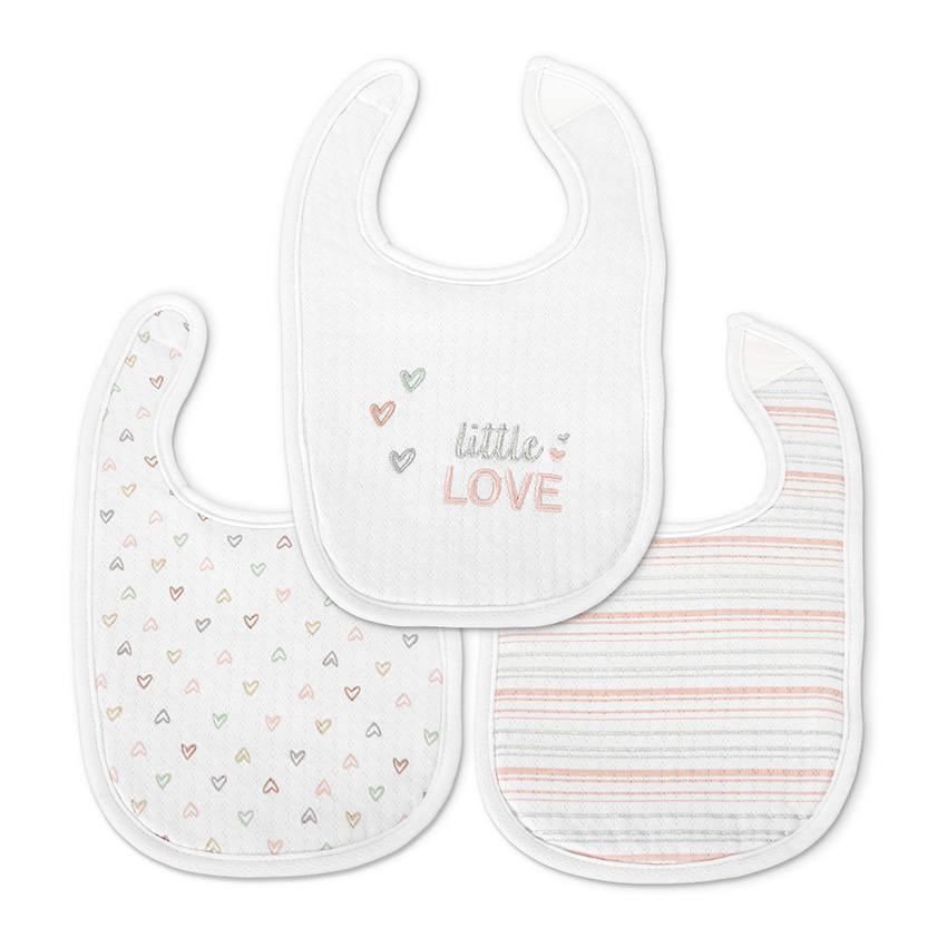 Bavete Lorelli 3 buc Cotton Velcro 0+ luni - imagine 5