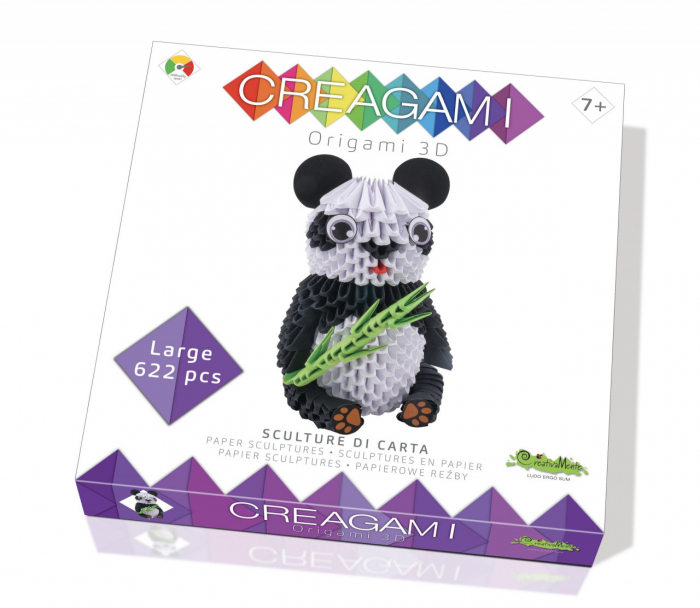 Creagami Panda Creativamente - Origami 3D
