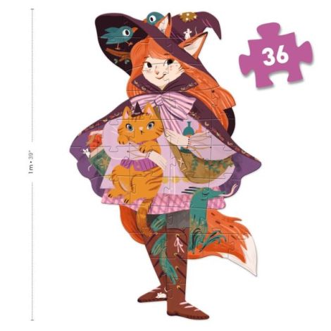 Puzzle Djeco Vrajitoarea Lily 36 piese - imagine 4