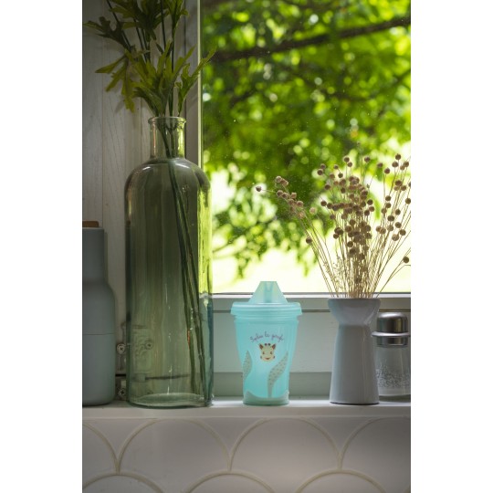 Pahar Anti-curgere Girafa Sophie 200ml - Vulli - imagine 3