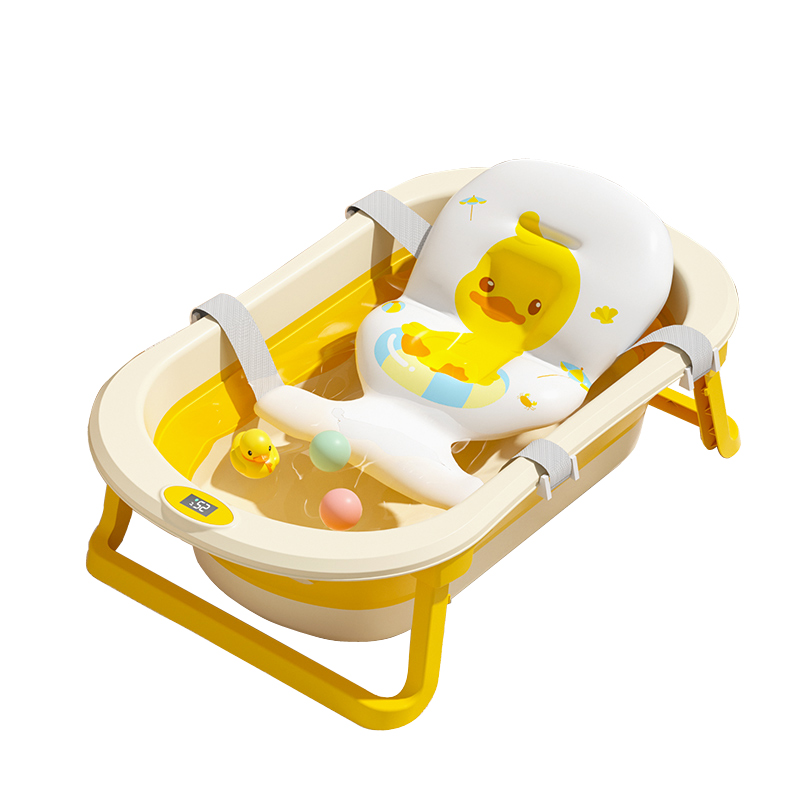 Cadita Pliabila Little Mom cu Termometru si Pernuta - imagine 5