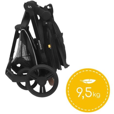 Carucior 2in1 Skiddou Nasjo Normandic Dream, Gri - imagine 3