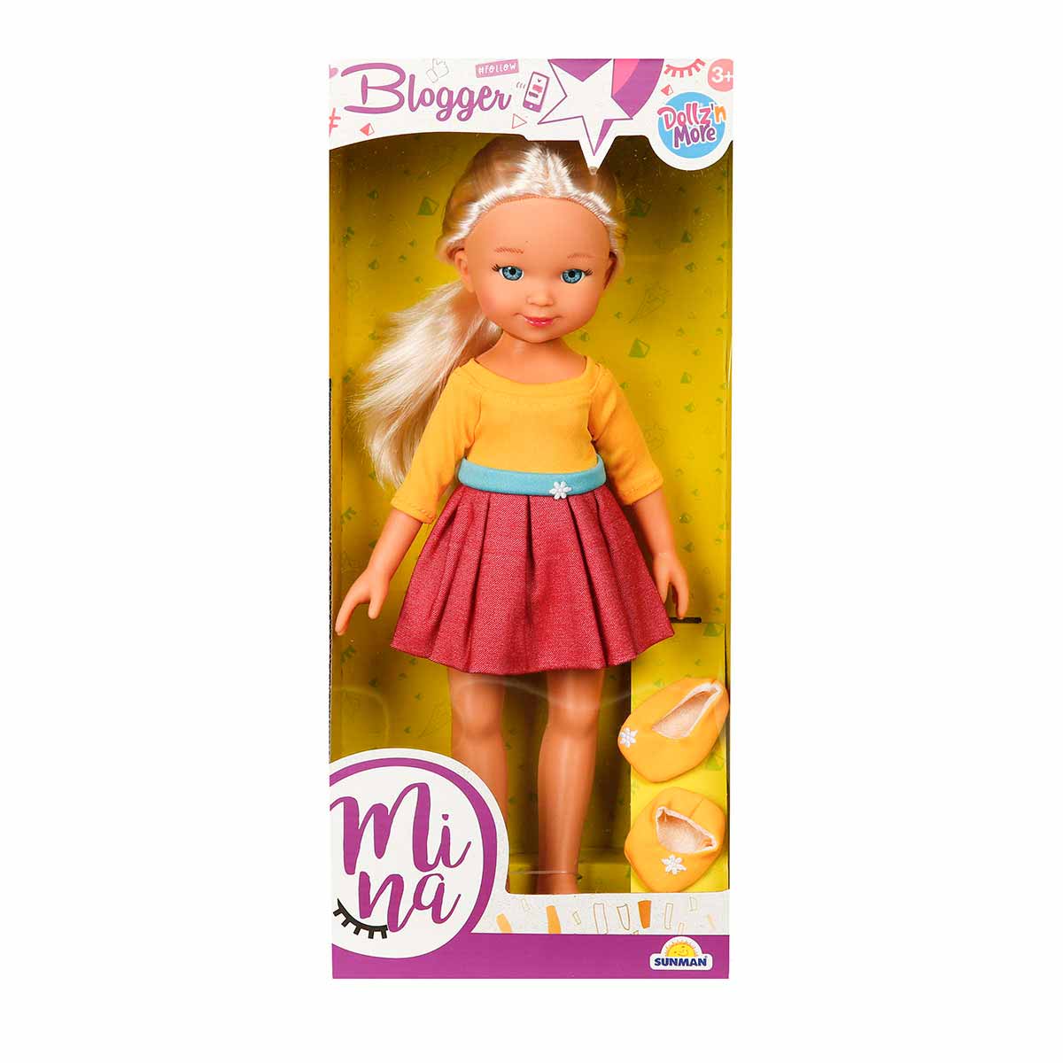 Păpușă Mina Bloggerita Dollz'n More, 35cm