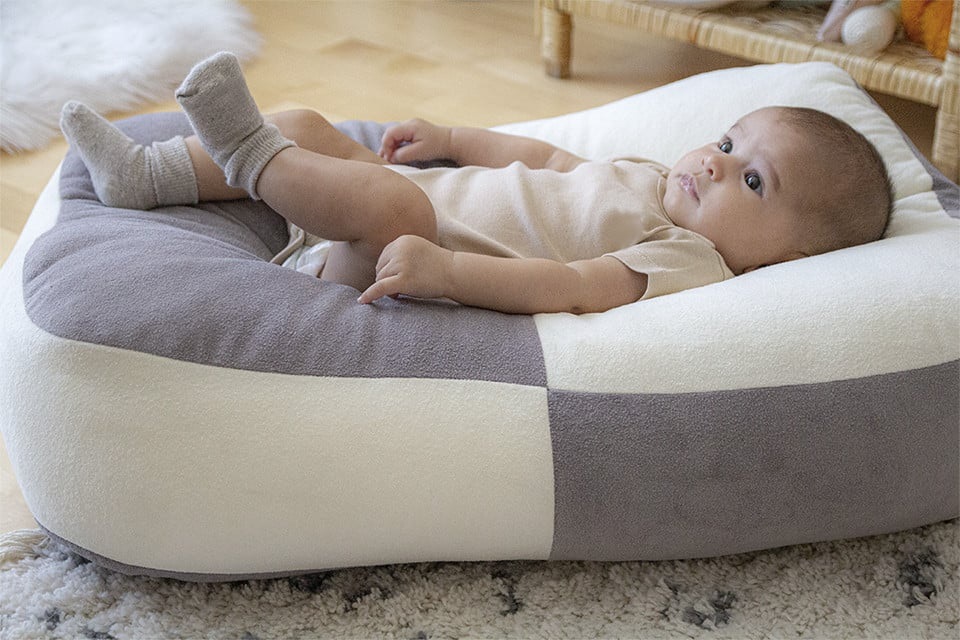 Salteluta BabyJem Comfy Grey, Ergonomica si Portabila - imagine 3