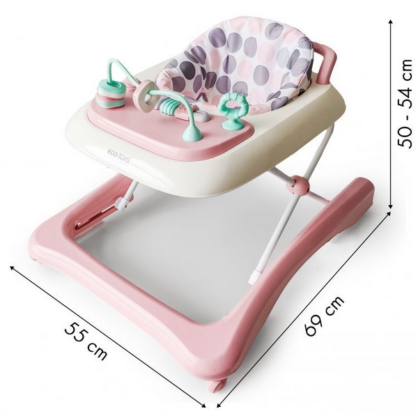 Premergator Ecotoys J-A202CO Roz pentru Copii - imagine 4