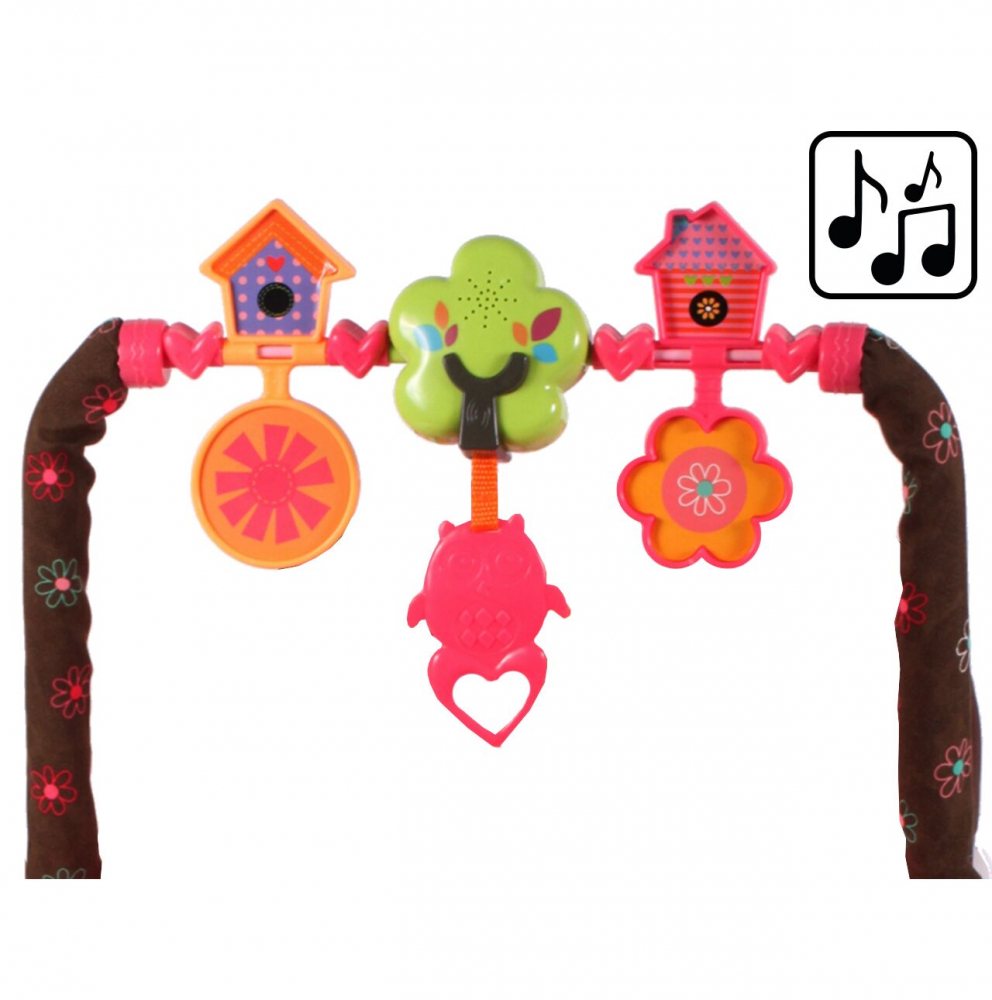 Balansoar Malplay Pink cu Muzica si Vibratii - imagine 3